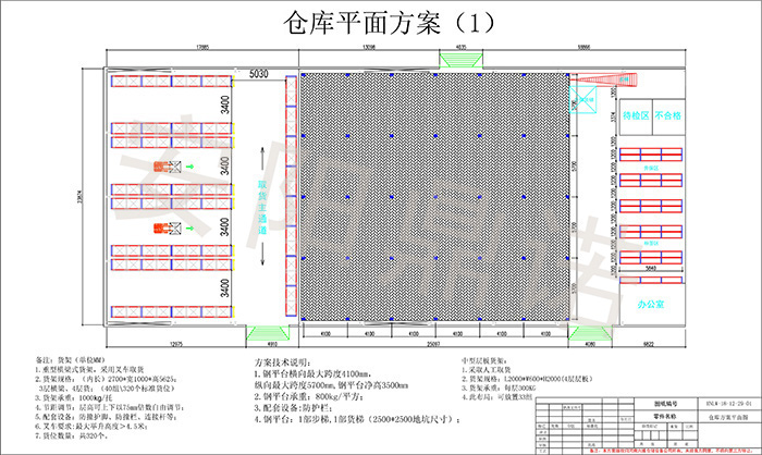 農資廠家倉庫貨架布置方案